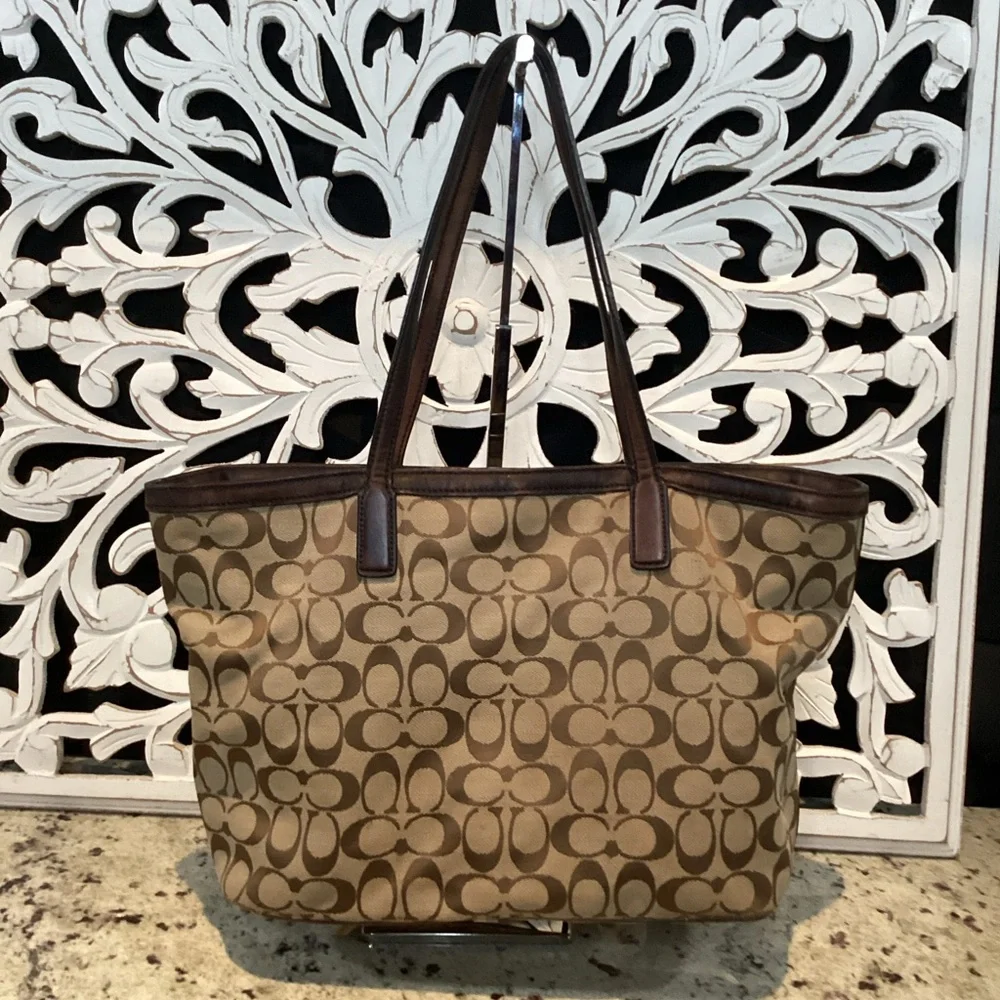 COACH Signature Canvas Weekend Tote #23465